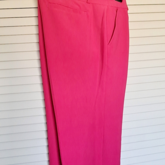 Pebble Beach Capri Pant Bright Pink SZ 10 Golf Pickleball #77 - Picture 5 of 11